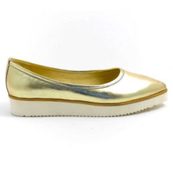 Balerin din piele naturala cu talpa Microlight