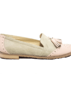 pantofi din piele cu talpa joasa