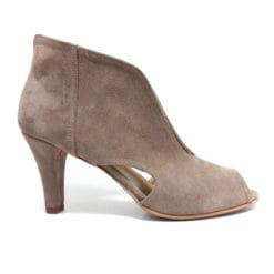 Botine decupate AskHer din piele naturala, design elegant cu detalii ajtate