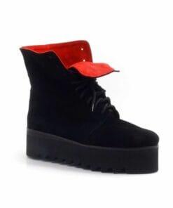 Ghete de dama din piele naturala intoarsa Glow Everest