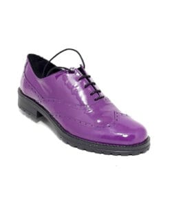 Pantofi dama cu siret din piele naturala Oxford Heavy, handmade