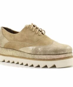 Pantofi din piele naturala Misty Bej