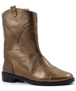 Ghete din piele naturala Bons Chrome