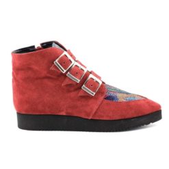 Alternative view of Ghetute din piele naturala Gemma Red.