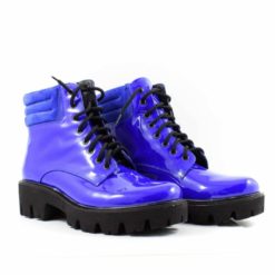 Ghete din piele naturala Blue