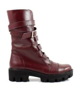 Ghete piele naturala negra model G 522 - incaltaminte handmade eleganta