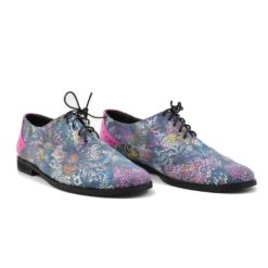 Pantofi din piele naturala Carmel Multicolor