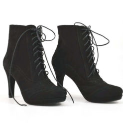 Botine din piele intoarsa Isia 2