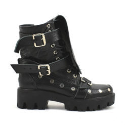 Alternative view of Ghete din piele Naturala neagra November Star