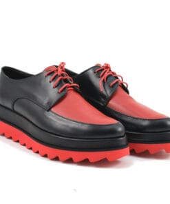 Pantofi piele naturala MistyFy cu talpa dubla, design elegant handmade