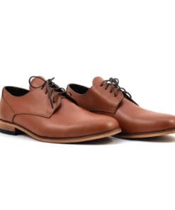 Pantofi barbati piele naturala maro Simeone - incaltaminte handmade eleganta