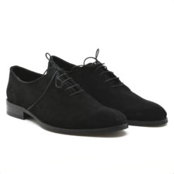 Pantofi barbati piele naturala Lorentz Black Velvet