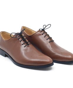 Pantofi barbati piele naturala maro Lorentz, design clasic elegant