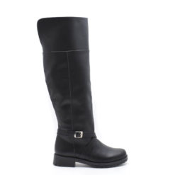 Alternative view of Cizme peste genunchi casual Taisa box negru