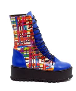 Ghete dama Litle Picasso din piele naturala, model artistic elegant