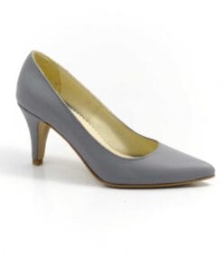 Pantofi stiletto din piele naturala si toc de 7 cm Janinne