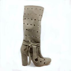 Alternative view of Cizme de vara perforate si fronsate Ilinca 5 Nude