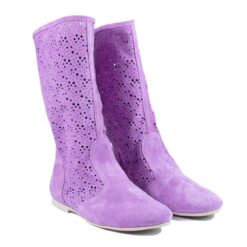 Ghete de vara perforate Donna Mia Mov Lila