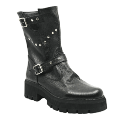 Alternative view of Ghete Dama Urban Look din piele naturala 100% - Bocanci combat personalizabili la comanda